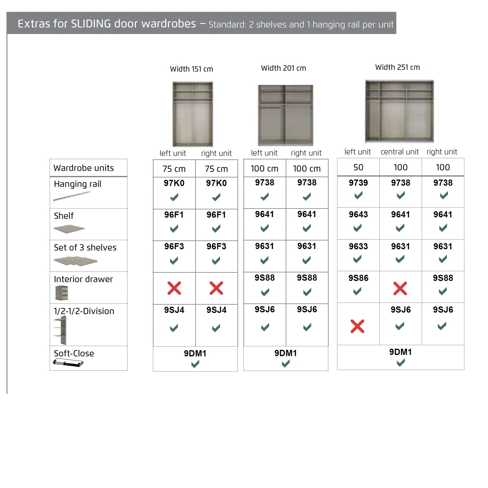 Lando Sliding White Glass Wardrobe