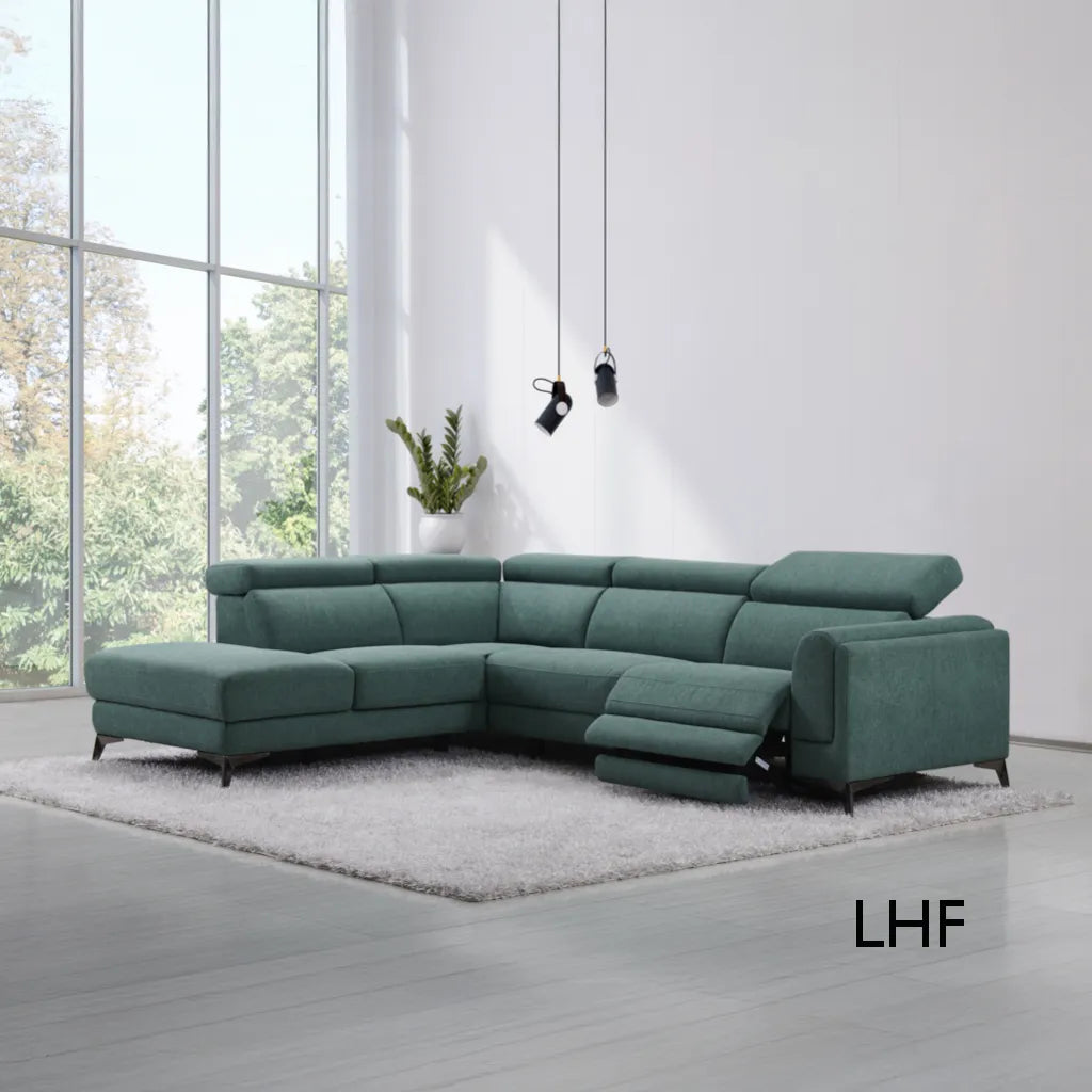 Italia Fabric Corner Sofa