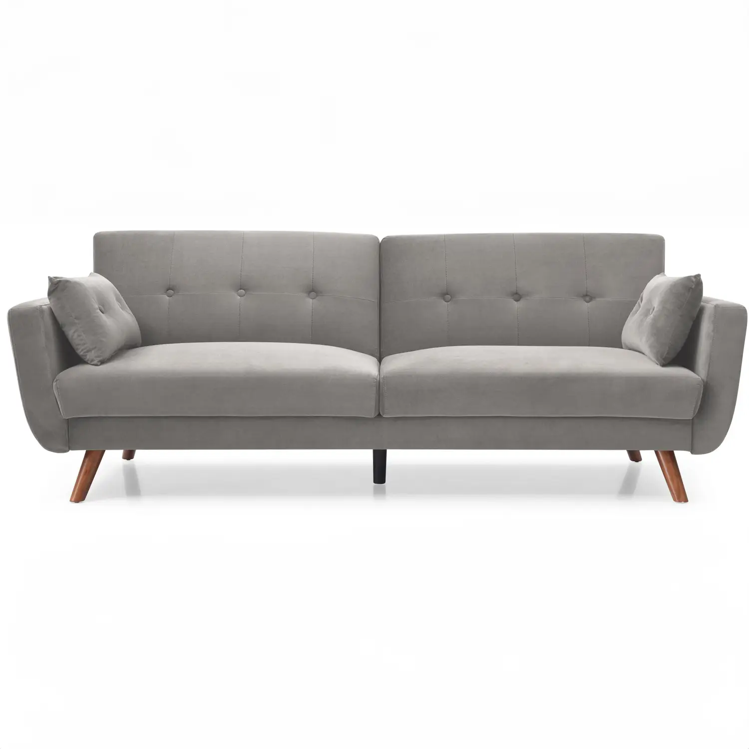 Hestia Grey Linen Fabric 3 Seater Sofa Bed