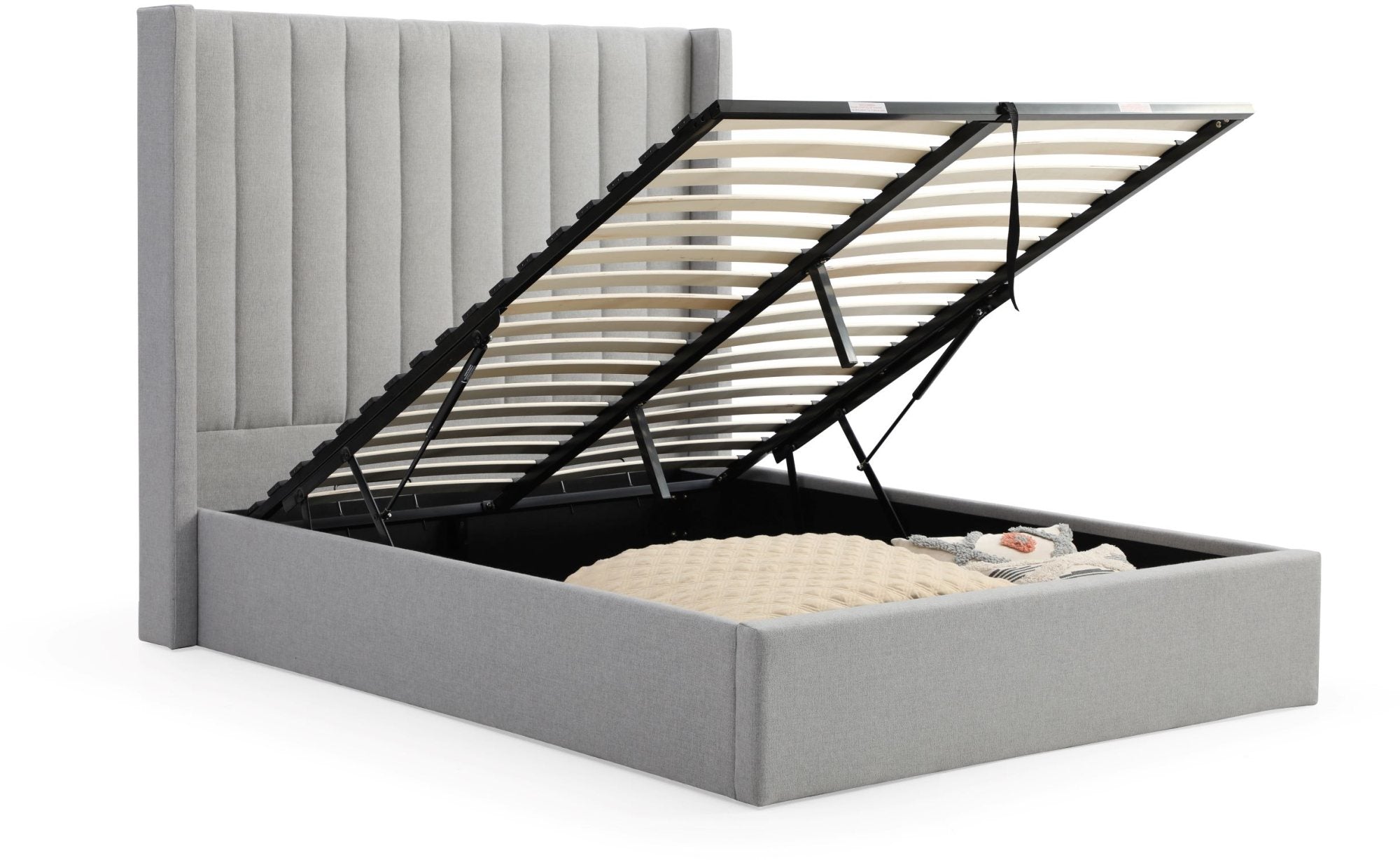 Linear Super King Ottoman Bed