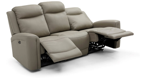 Leather 3 Seater Power Recliner Sofa, Free Delivery Online Exclusive Deal 