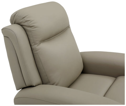 Bentley Taupe Leather Electric Recliner Arm Chair