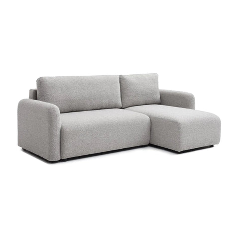 Bloom Natural Boucle Fabric Corner Sofa Bed