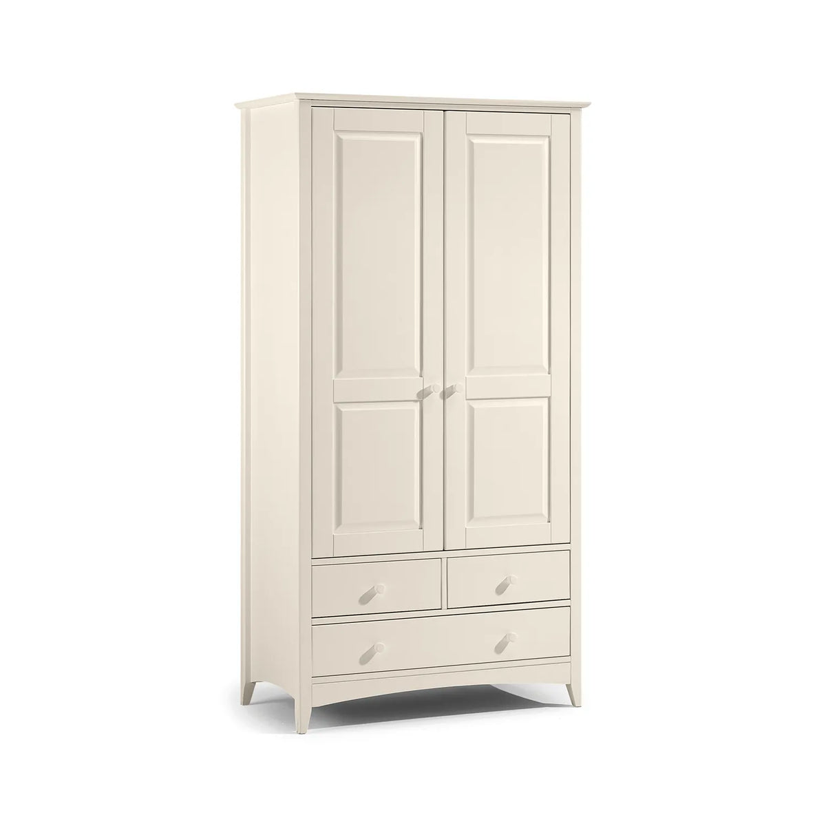 Kameo Stone White 2 Door Gents Wardrobe