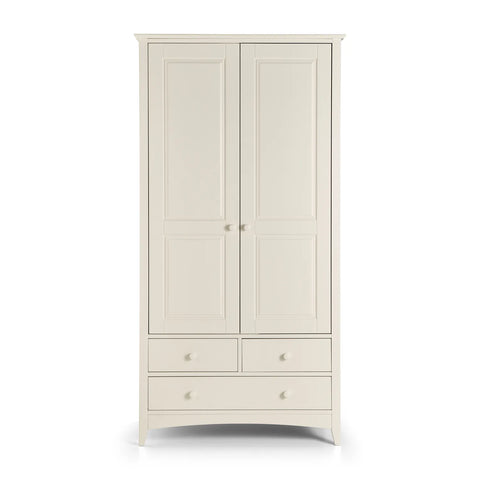 Kameo Stone White 2 Door Gents Wardrobe