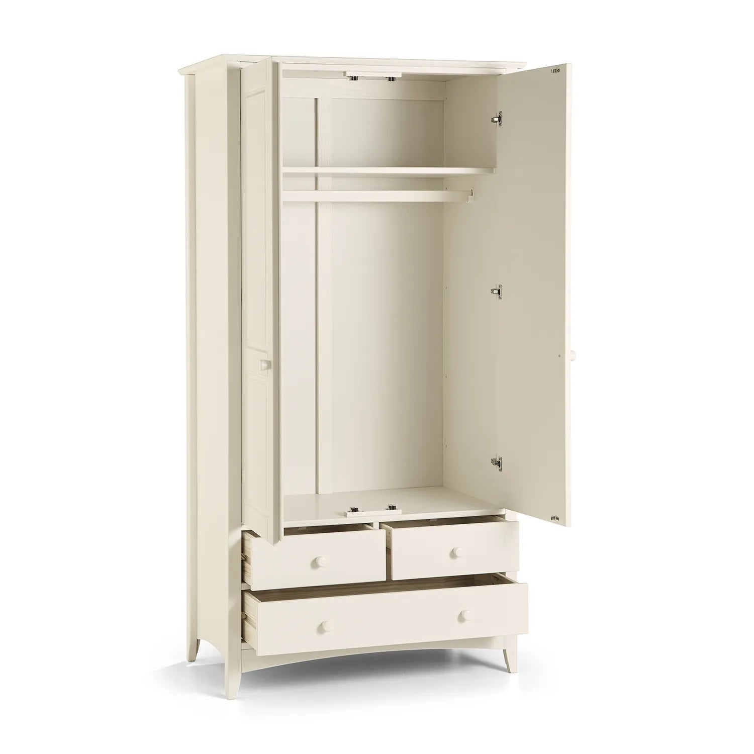 Kameo Stone White 2 Door Gents Wardrobe