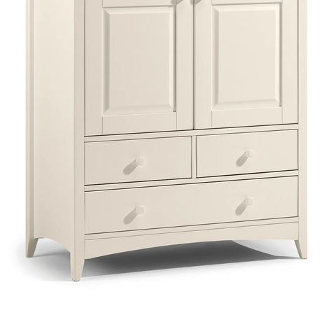 Kameo Stone White 2 Door Gents Wardrobe