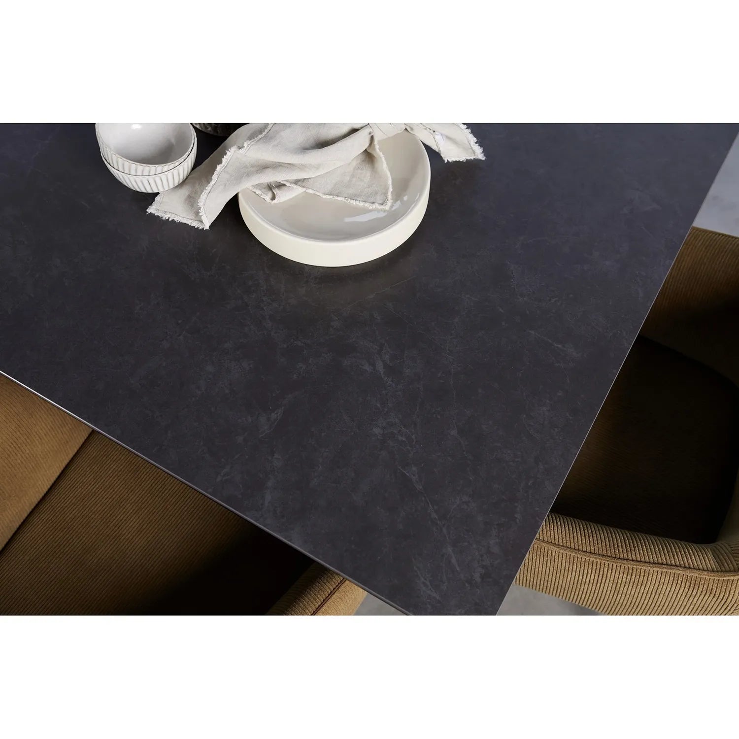 Kastonia 1.2M Matte Vik Dark Grey Extending Dining Table