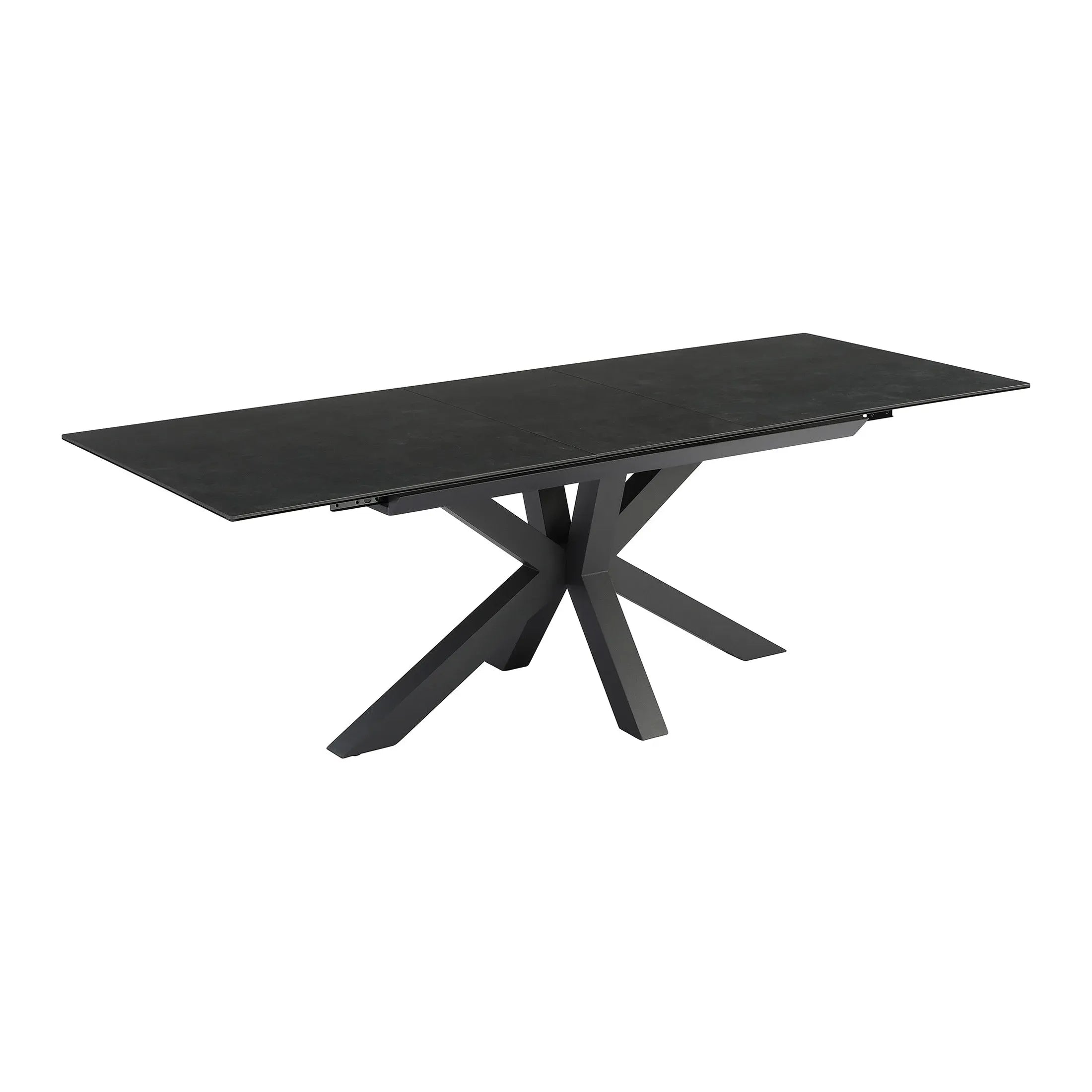 Kastonia 1.2M Matte Vik Dark Grey Extending Dining Table