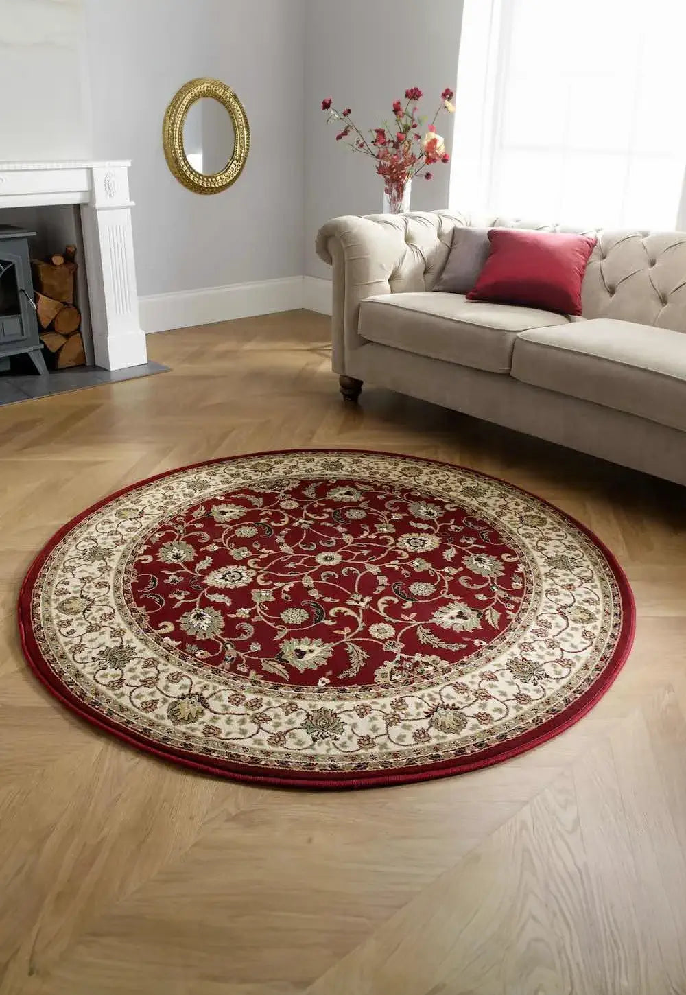 Kendra 137W Cream Traditional Rug