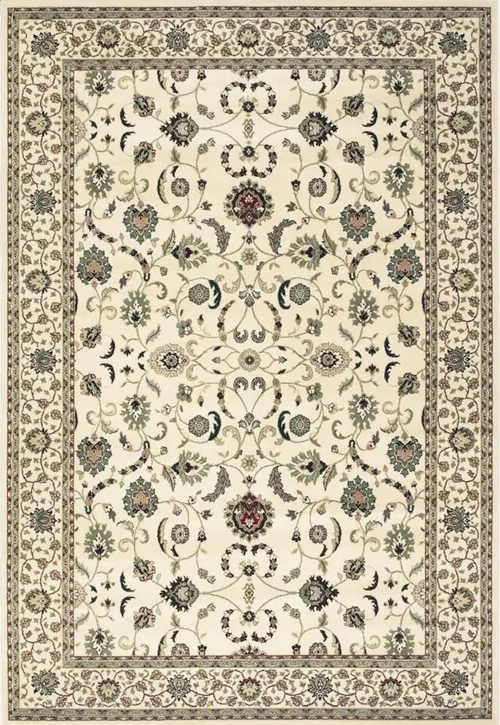 Kendra 137W Cream Traditional Rug