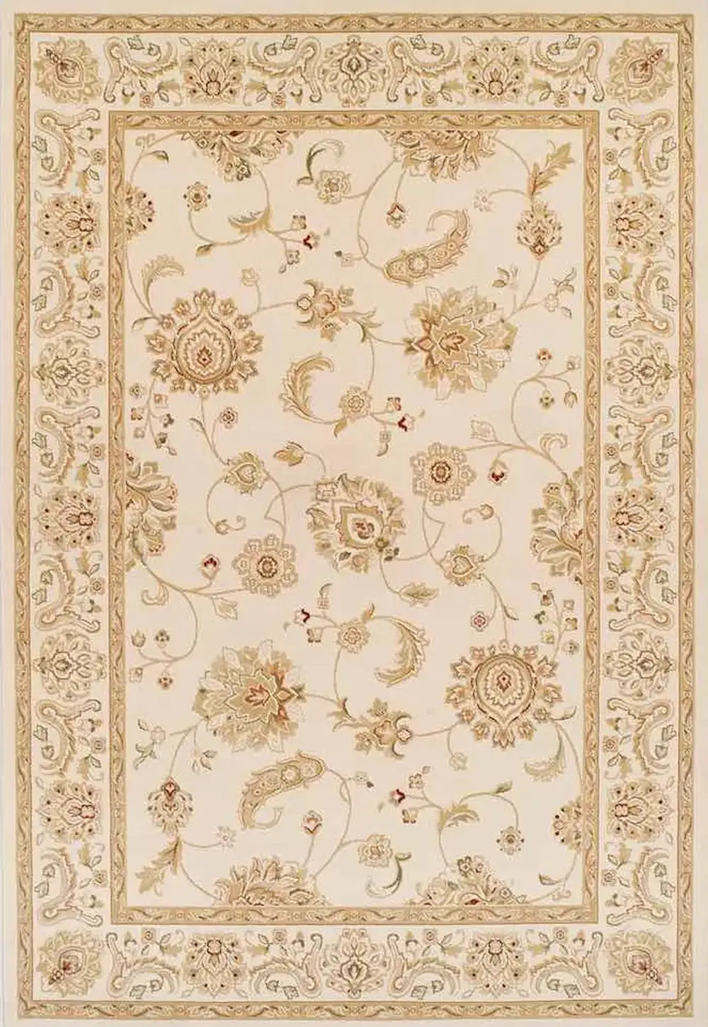 Kendra 2330X Cream and Gold Traditional Rug