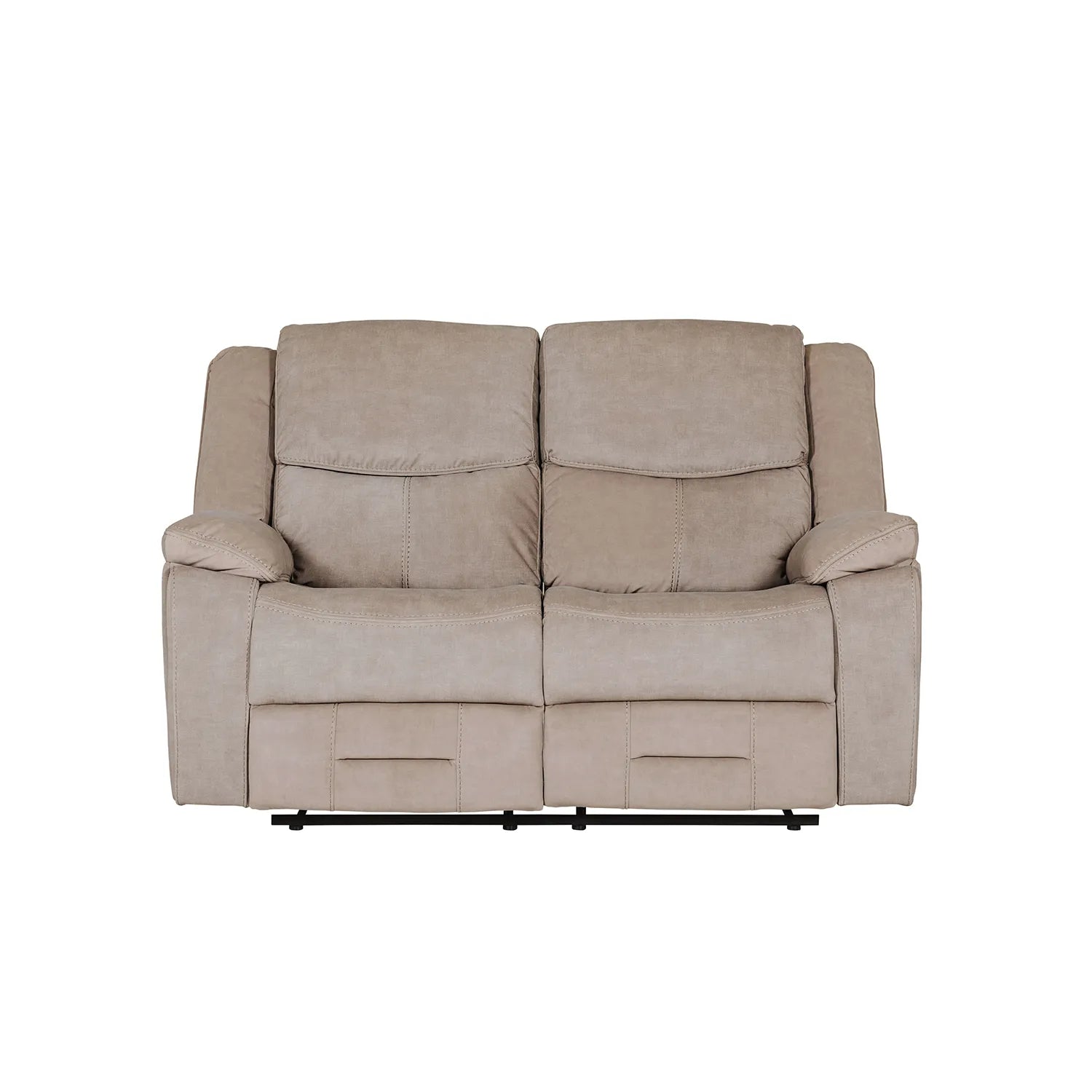 Cream Fabric 2 Seater Recliner sofa