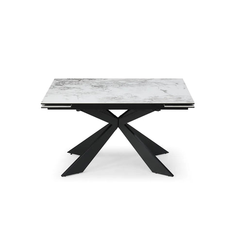 Kos Extending White Ceramic Dining Table 