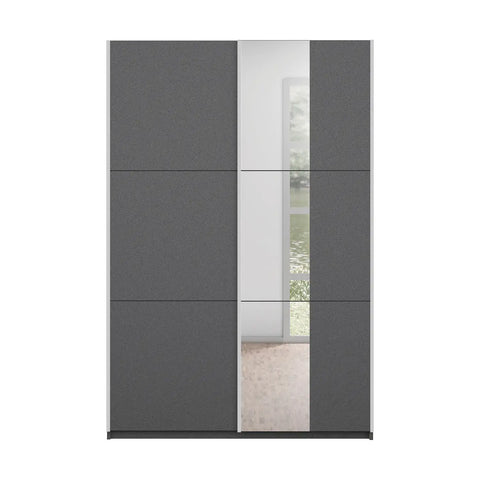 Kronach Metallic Grey Sliding Door Wardrobe