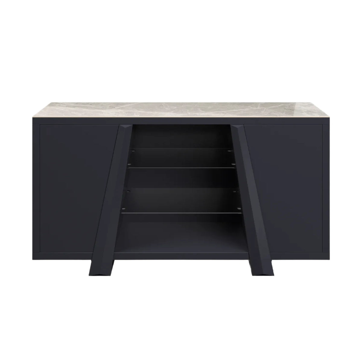 Vortex Large Sideboard with Grey Ceramic Top