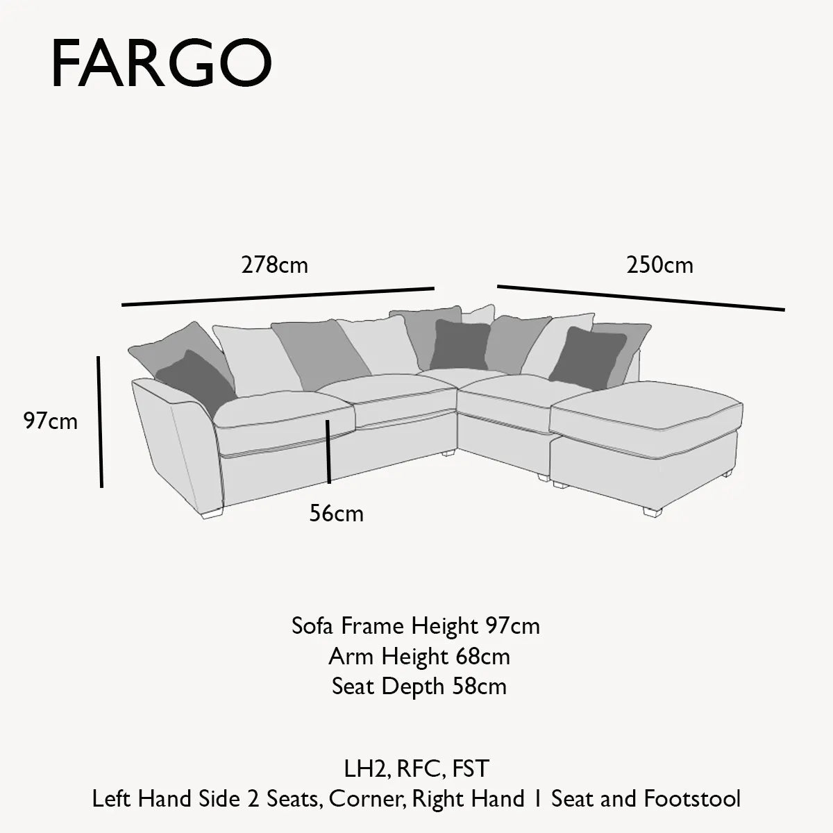 Fargo Corner Chaise Sofa Group