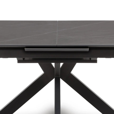 Logan Grey Sintered Stone 1400-1800mm Extending Table - Middle Extension