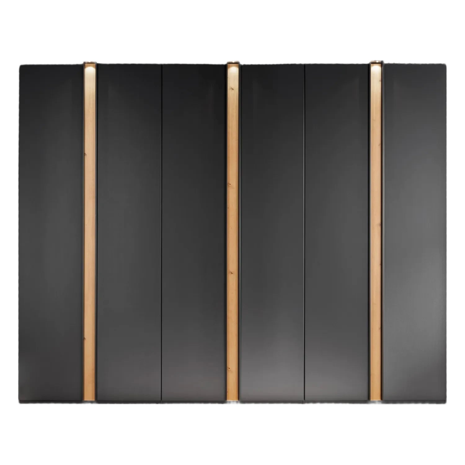 Laguna 300cm Graphite 6 Door Wardrobe