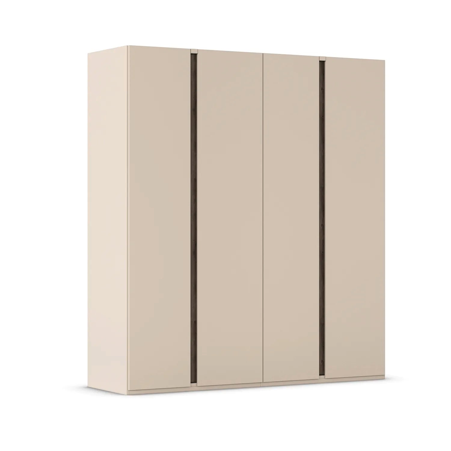 Larisa Champagne & Atlantic Oak Hinged 4 Door Wardrobe