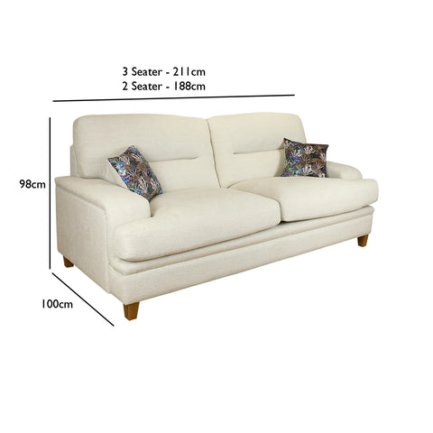 Lorenzo Sofa Collection 3 Seater, 2 Seater, and Armchair