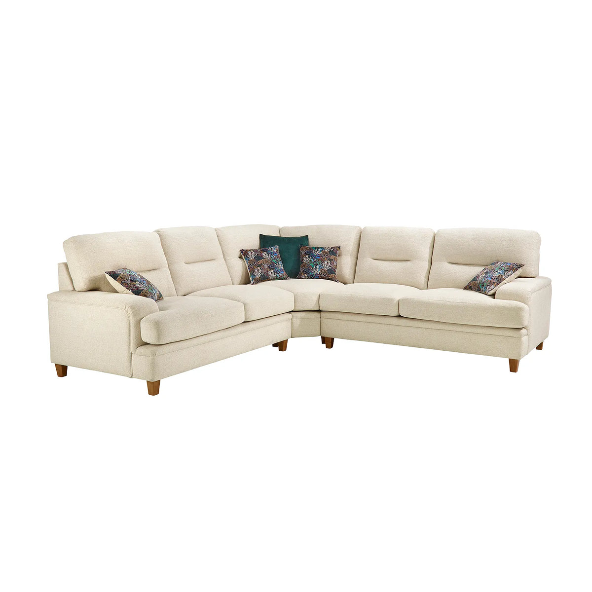 Lorenzo Fabric Upholstered Corner Sofa Group