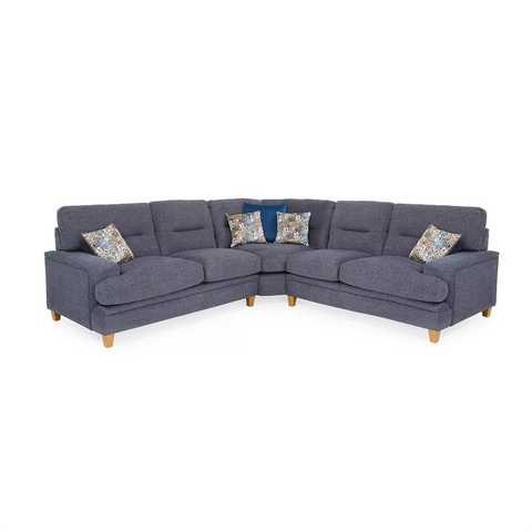 Lorenzo Fabric Upholstered Corner Sofa Group