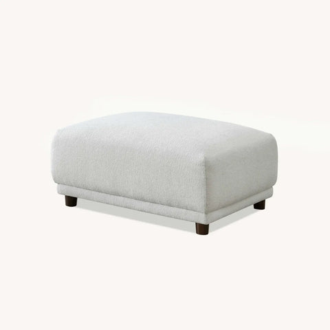 Lottie Modular Corner Group in Polar Boucle Sofa - Footstool Image