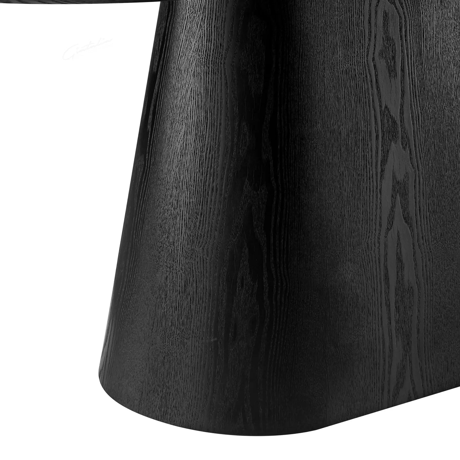 Lucerne Oval Black Oak & Black Sintered Stone 2M Dining Table