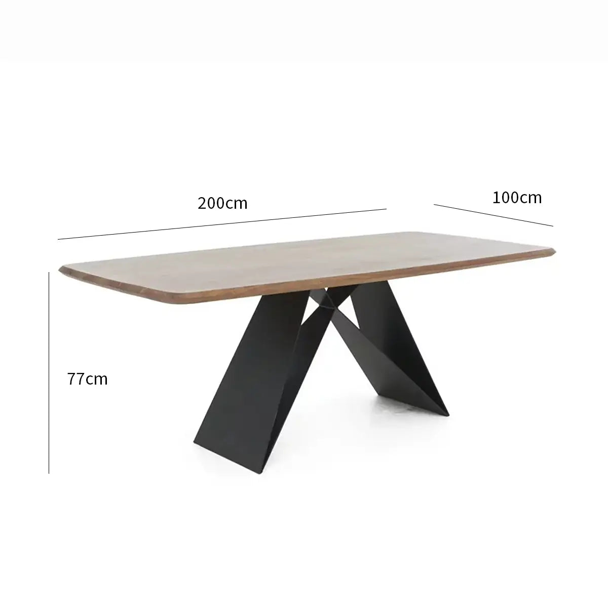 Lucio 200cm Dining Table with 200cm Dining Bench and 3 Grey Dining Chairs