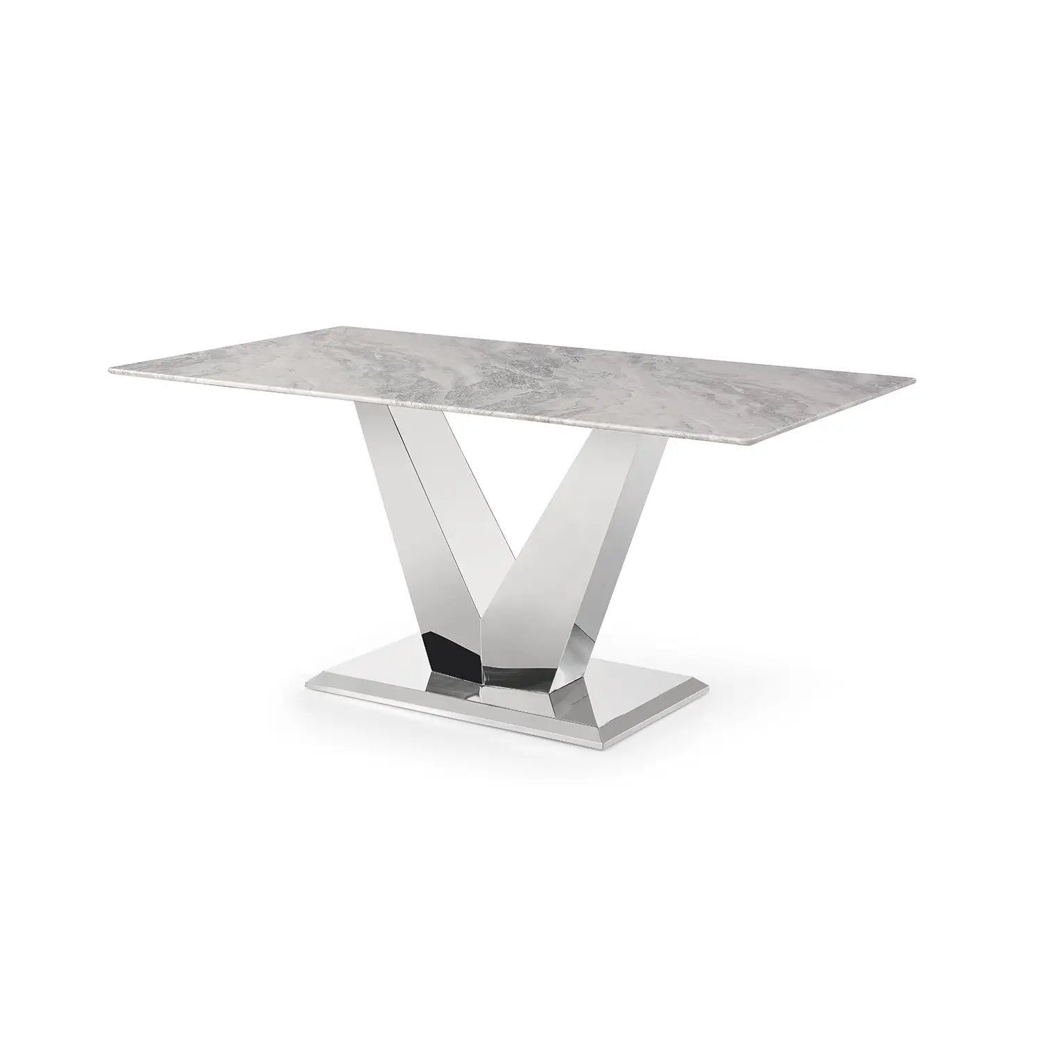 Venice 1600cm Grey Marble Dining Table