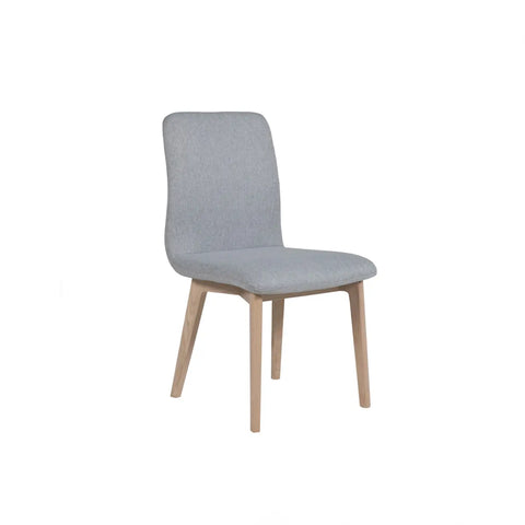 Skye Set of 4 Grey Dining Chairs, also available in Neutral and Neutral PU - Main Image