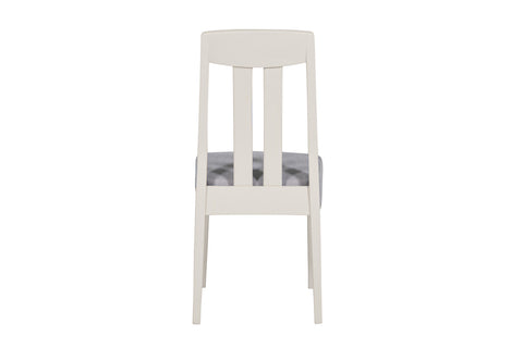 Skye Slat Back Set of 4 Taupe Dining Chairs. Matching furniture available - Reverse of chair Image