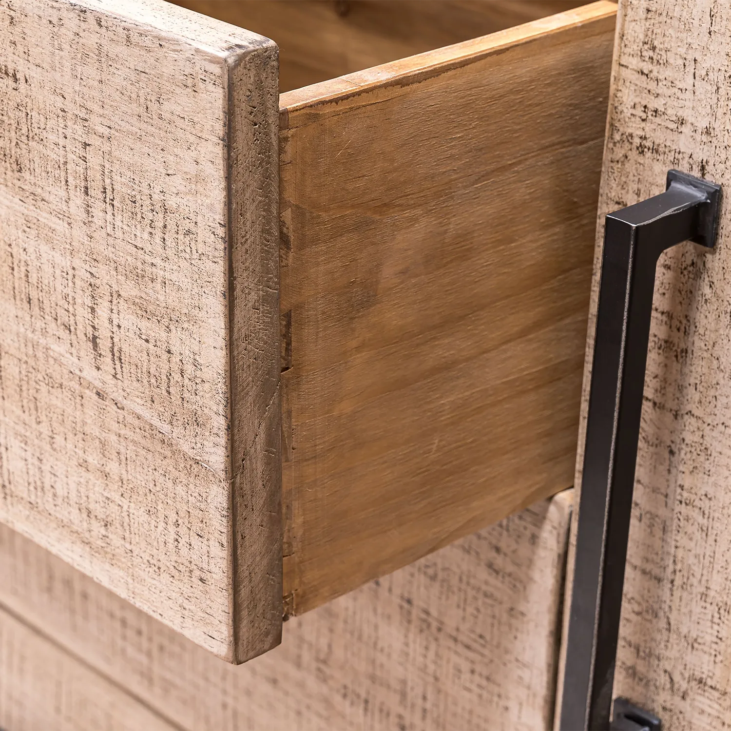 Montauk Large Reclaimed Pine Sideboard in Wax Finish