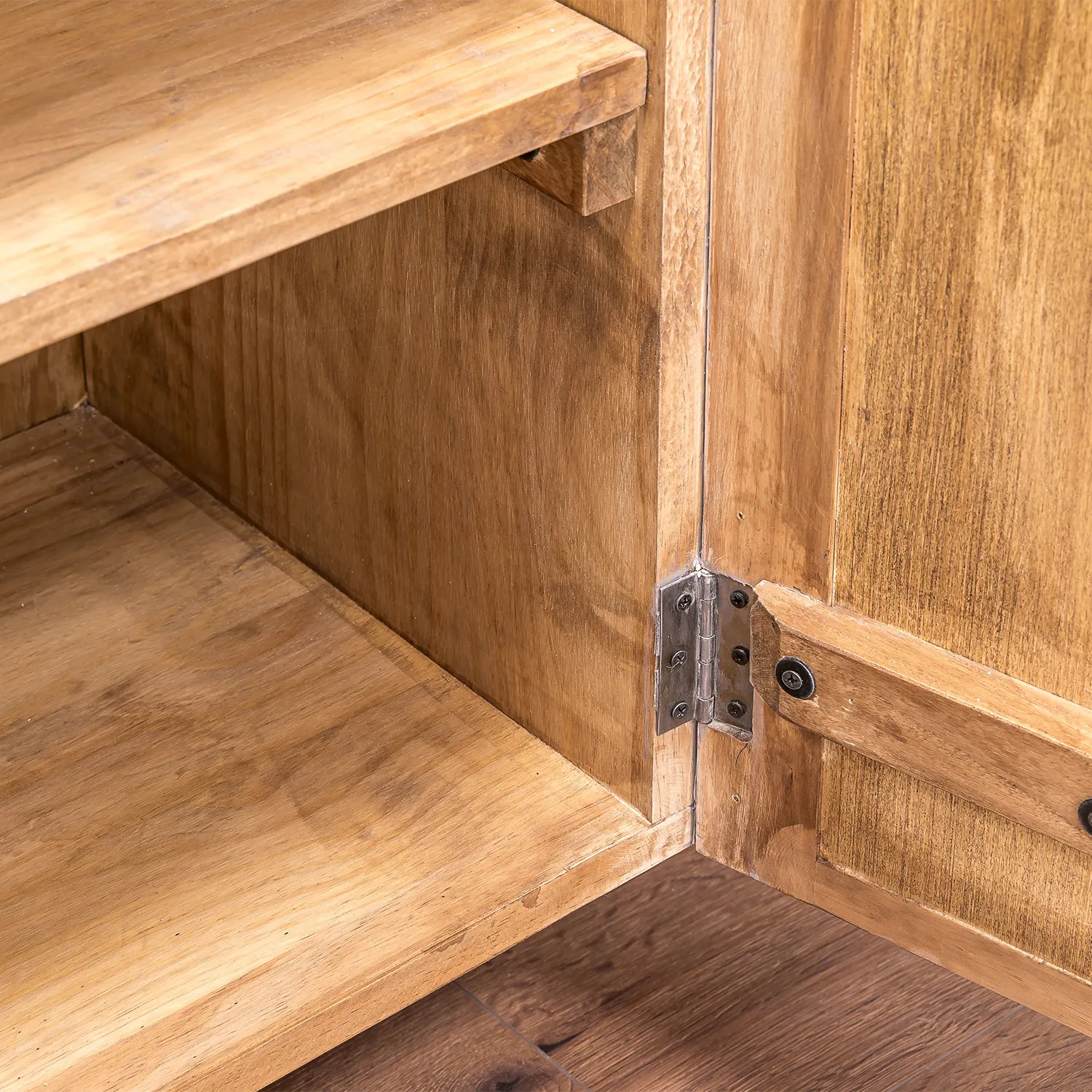 Montauk Large Reclaimed Pine Sideboard in Wax Finish