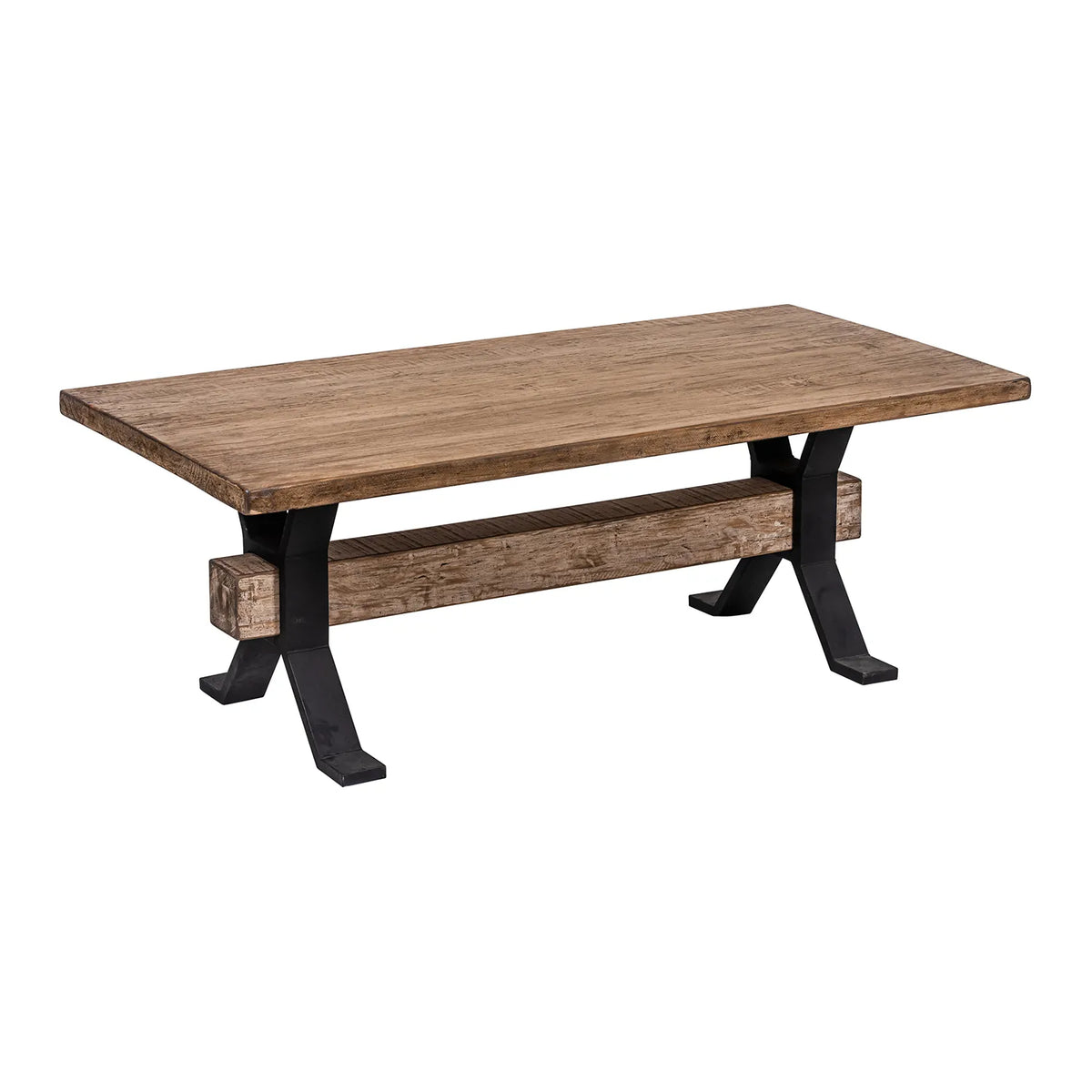 Montauk Reclaimed Pine Coffee Table in Wax Finish