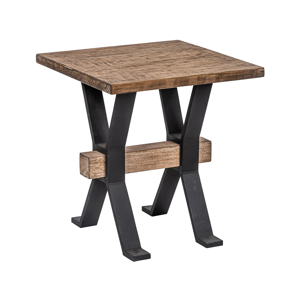 Montauk Reclaimed Pine Side Table in Wax Finish