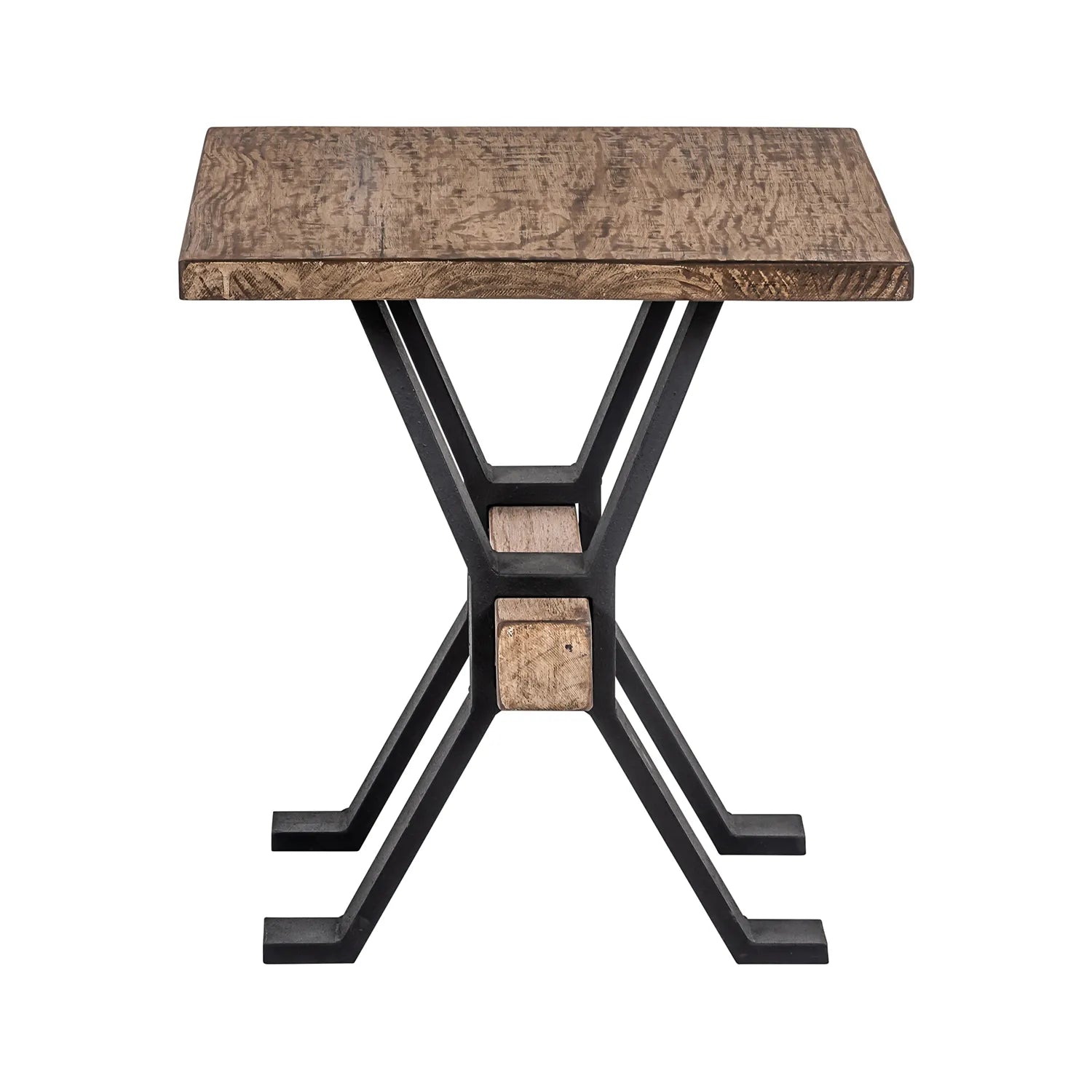 Montauk Reclaimed Pine Side Table in Wax Finish