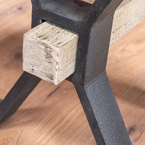 Montauk Reclaimed Pine Side Table in Wax Finish