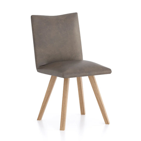 Milano Fabric and White Oak Dining Chair, also available in Smoked Oak - Basalt Chair 