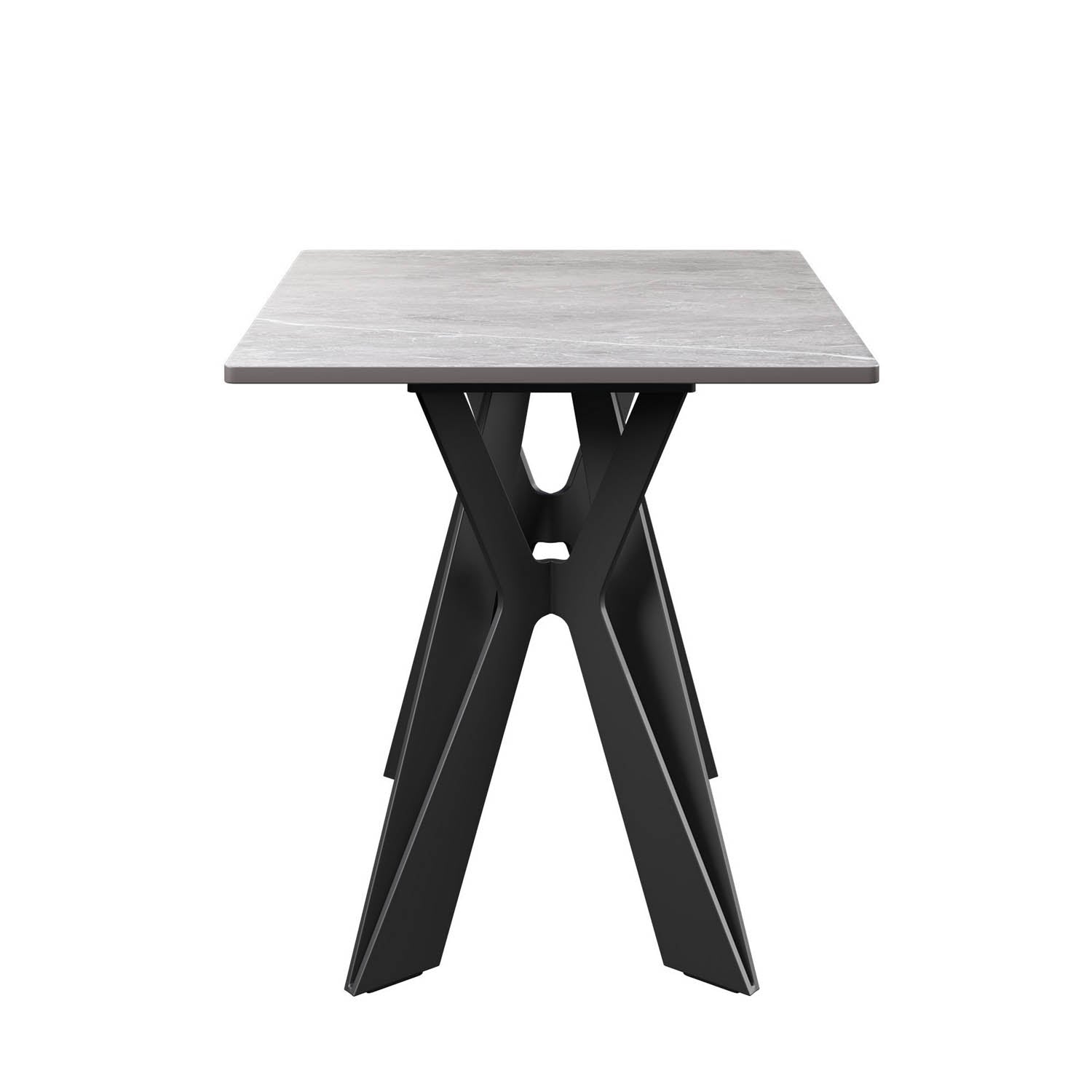 Murano Grey Ceramic Side Table