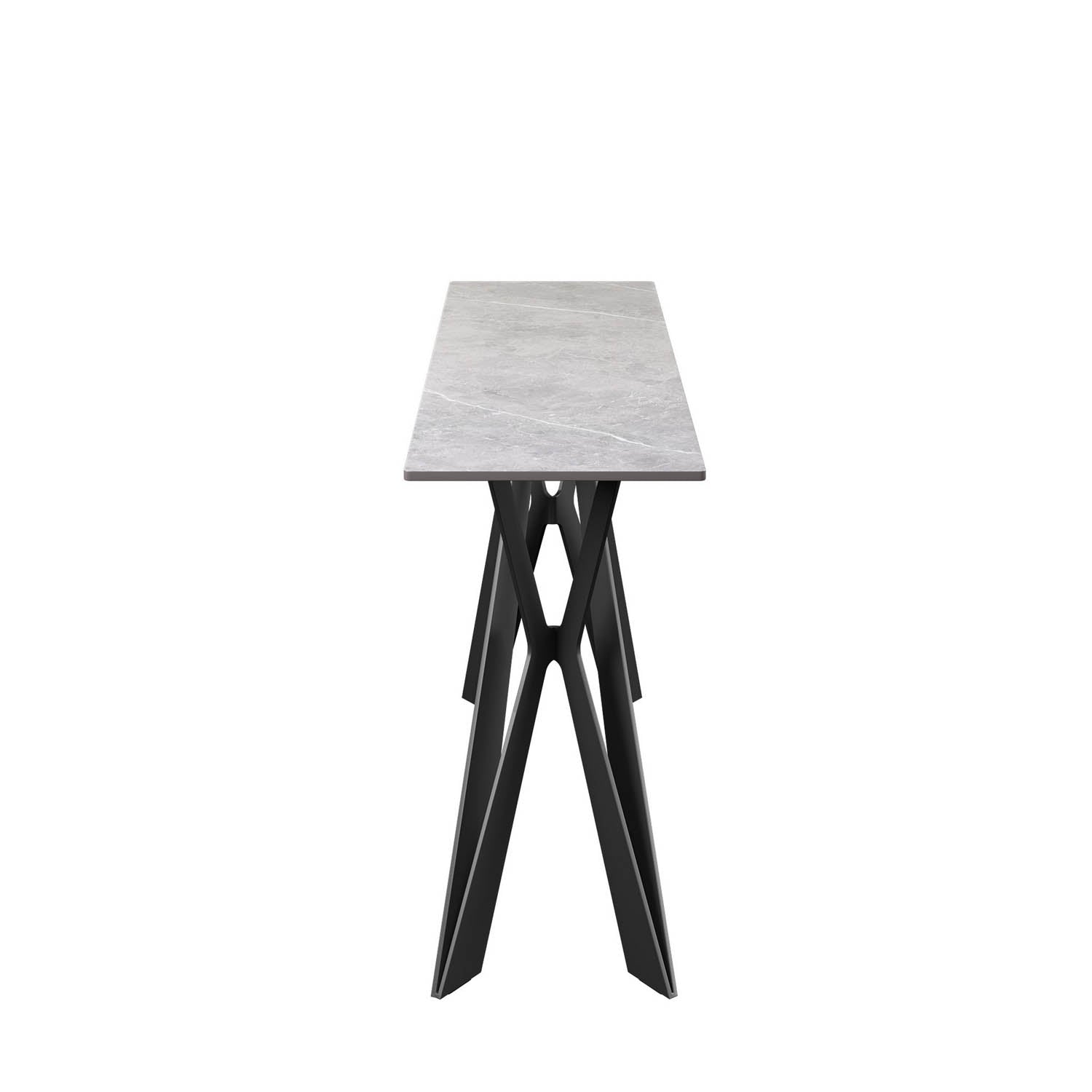 Murano Grey Ceramic Console Table