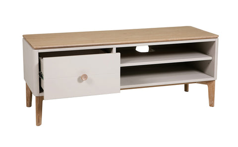 Skye TV Unit, matching furniture available - TV Unit drawer opening Image