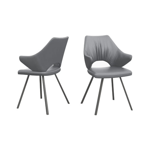 Set of 4 Marlow Grey Dining Chairs, also available in White and Taupe