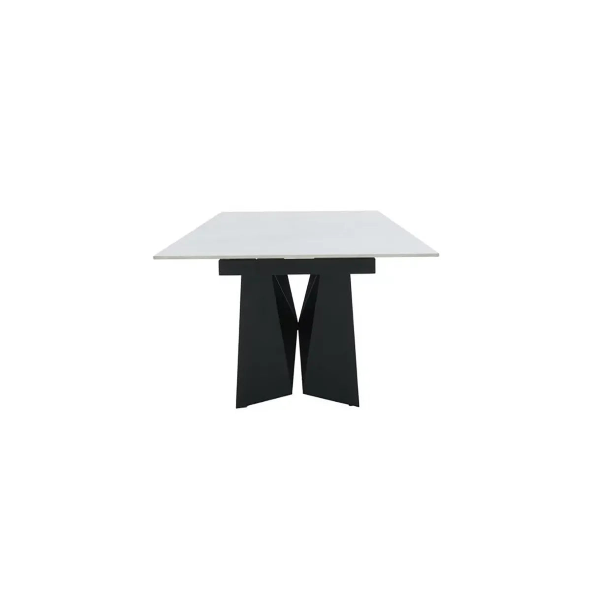 Marvel Black 2M Ceramic Extending Dining Table