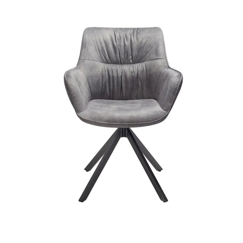 Set of 4 Marvel Silver Grey Dining Chairs, 