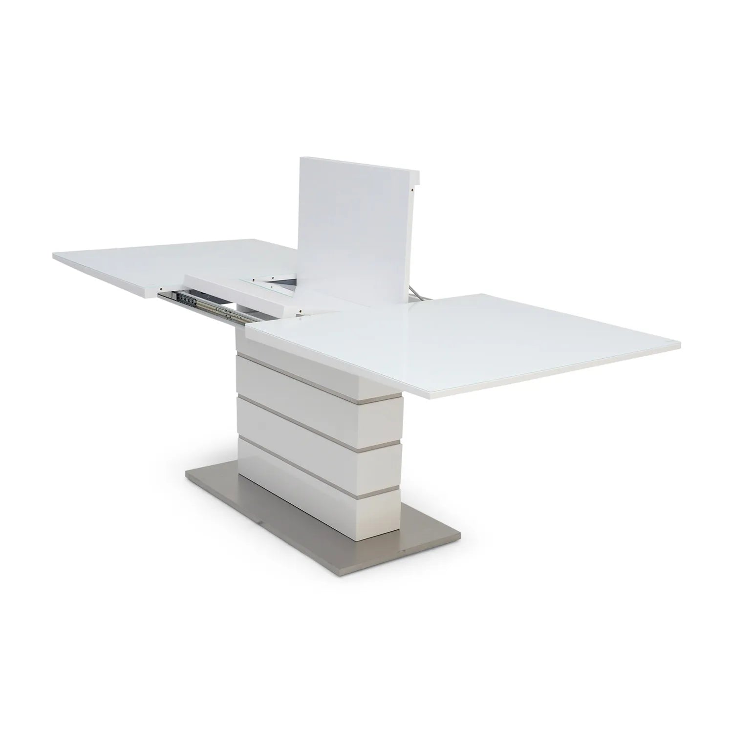 Massimo 160-220cm High Gloss White Extending Dining Table