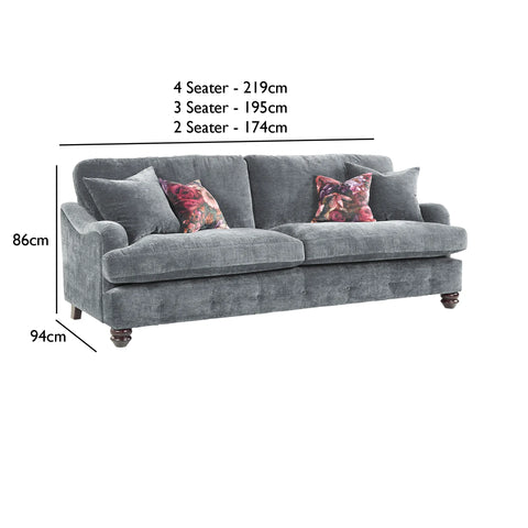 Melanie Fabric Corner Sofa Group