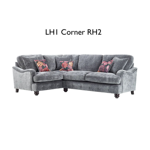 Melanie Fabric Corner Sofa Group