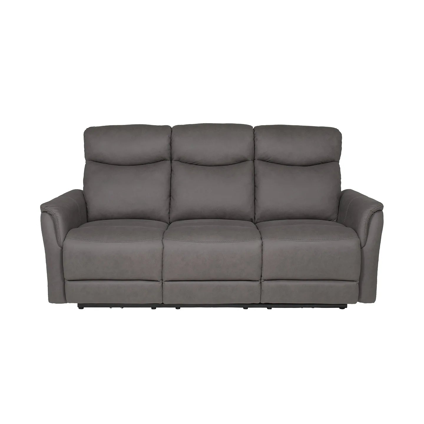 Clark Grey Fabric 3 Seater Electric Recliner Sofa